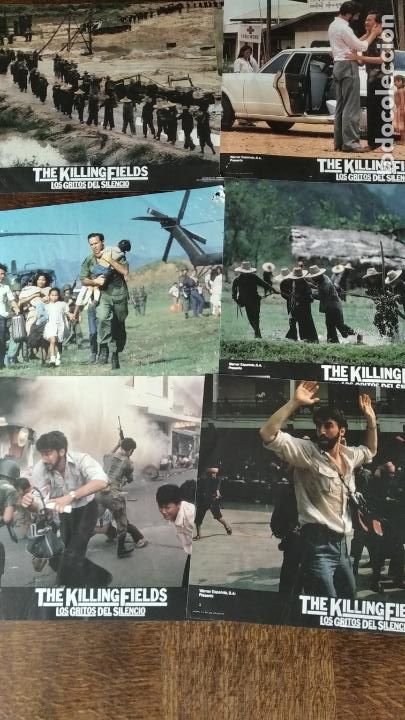 Cine: THE KILLING FIELDS- LOS GRITOS DEL SILENCIO - 10 FOTOCROMOS CARTELES TAQUILLA -