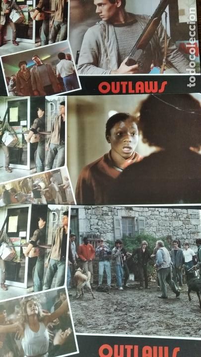 Cine: OUTLAWS, FUERA DE LA LEY - 9 FOTOCROMOS CARTELES TAQUILLA -