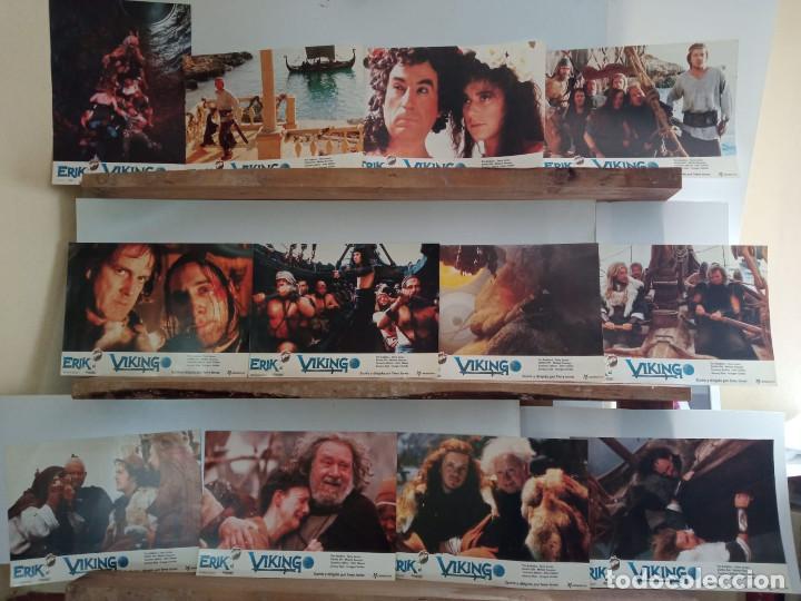 Cine: Erik el vikingo. Tim Robbins, Mickey Rooney - 12 FOTOCROMOS