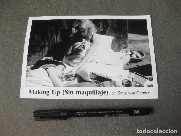 Cine: FOTOGRAF&Iacute;A MAKING UP SIN MAQUILLAJE DE KATJA VON GARNIER. 12 X 17,5 CMS