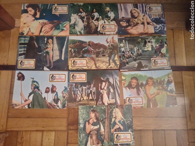 Cinema: Lote de 10 fotocromos Las Amazonas (1973)