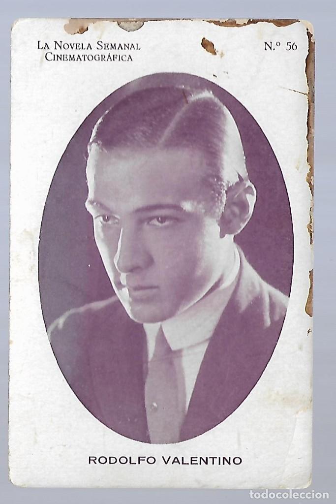 Cine: 1R- ANTIGUA FOTO-POSTAL -RODOLFO VALENTINO N&ordm; 56 - NUEVA