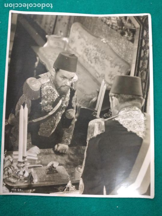 Cinema: FOTOGRAFIA DE. FRITZ KORTNER EN LA PELICULA DE 1935 ABDUL HAMID. SELLO DE CIFESA EN EL DORSO.20 X 25
