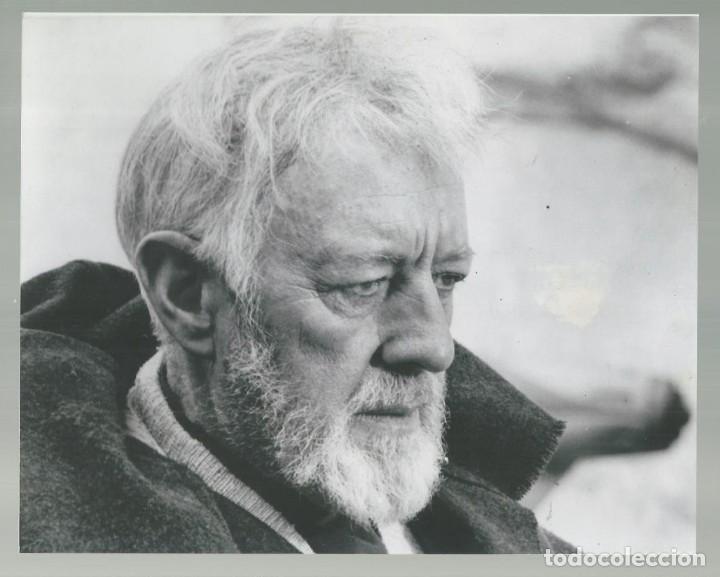 Cine: Fotograf&iacute;a Star wars, Alec Guinness, 20X25 muy buen estado