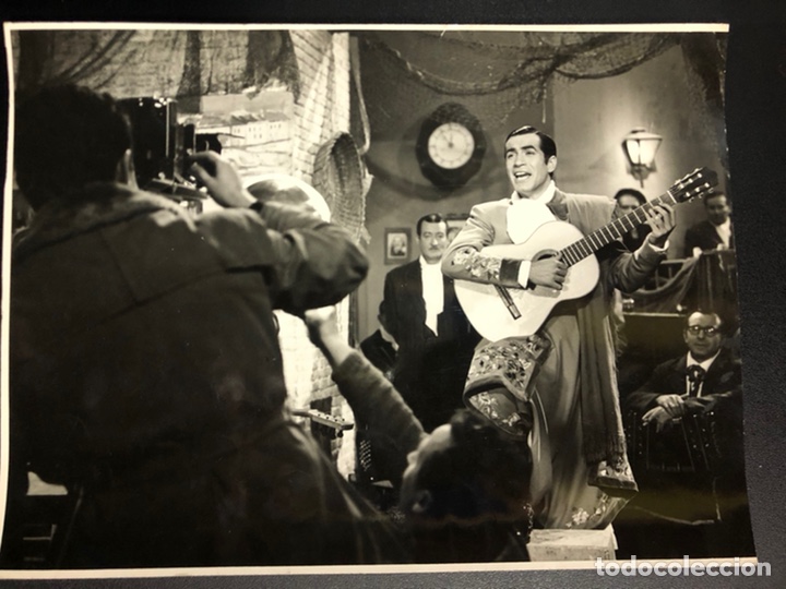 Cine: Foto original de Milo Quesada caracterizado de Carlos gardel Mi &uacute;ltimo tango foto Basabe Madrid