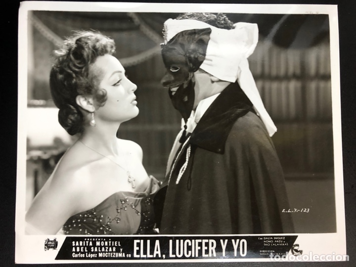 Cine: Foto original de sara Montiel ella Lucifer y yo 20 x 25 cm