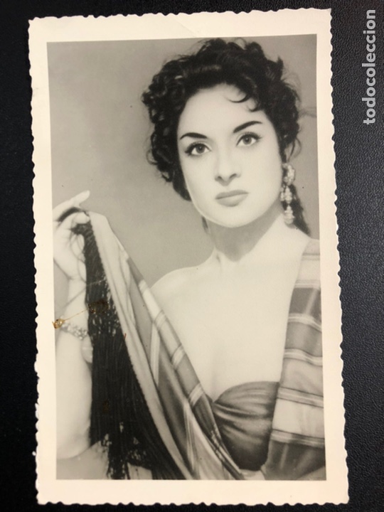 Cine: Tarjeta postal de Lola flores 8,5 x 13,5 cm