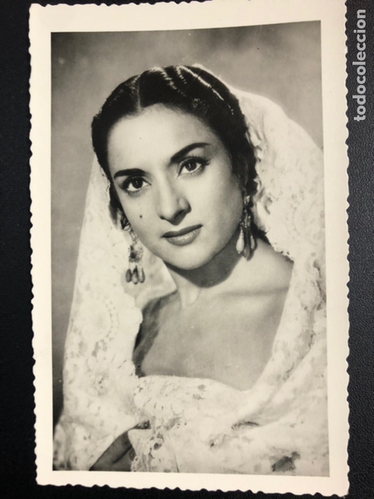 Cine: Tarjeta postal de Lola flores 8,5 x 13,5 cm