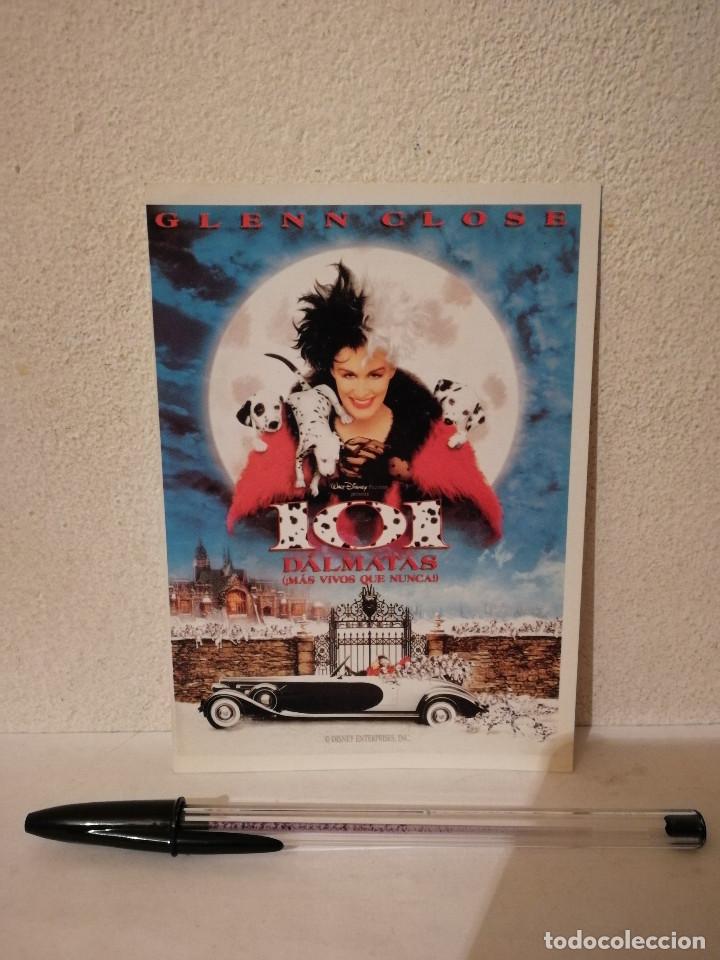 Cine: FICHA COLECCIONABLE 10*15 - 101 DALMATAS - WALT DISNEY - GLENN CLOSE