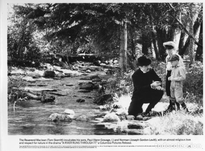 Cinema: Fotograf&iacute;a film &rdquo;A river run through it&rdquo; con Tom Skerrit. 20,50 x 25,50 cm. Calidad fotogr&aacute;fica