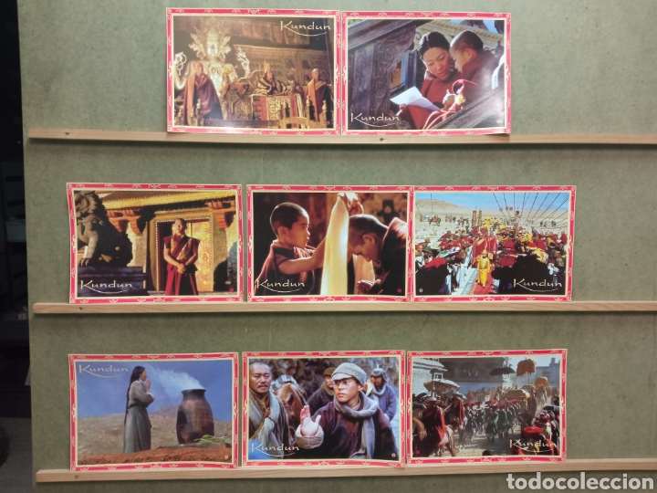 Cine: K906 KUNDUN MARTIN SCORSESE SET 8 FOTOCROMOS ORIGINAL ALEMAN