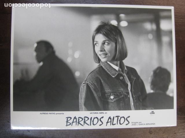 Cine: barrios altos - foto original b/n - victoria abril