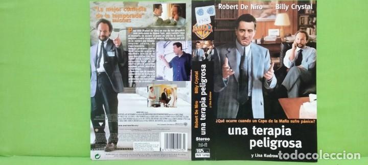 Cine: S&oacute;lo car&aacute;tula - UNA TERAPIA PELIGROSA [VHS] 1999 Harold Ramis - Robert de Niro *Pedido m&iacute;nimo 5&euro;