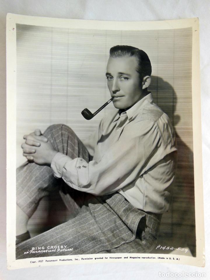 Cine: Antigua Foto Original : BING CROSBY. 1937 PARAMOUNT PICTURES