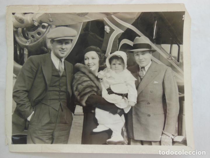 Cine: Antigua Foto Original : BEN LYON, BEBE DANIELE, BARBARA, SKEETS GALLAGHER. METRO GOLDWYN MAYER