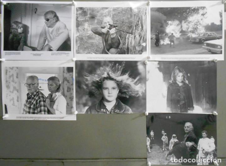 Cine: F24140D OJOS DE FUEGO STEPHEN KING DREW BARRYMORE 7 FOTOS B/N ORIGINALES