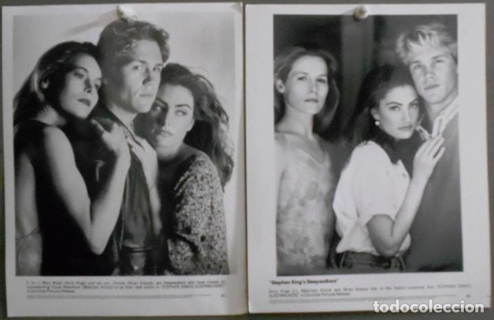 Cine: F25896D SONAMBULOS STEPHEN KING MADCHEN AMICK ALICE KRIGE 2 FOTOS B/N ORIGINALES AMERICANAS