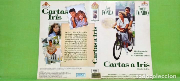 Cine: S&oacute;lo car&aacute;tula - VHS - Cartas a Iris 1989 Stanley &Iris - Robert De Niro Jane Fonda *Pedido m&iacute;nimo 5&euro;