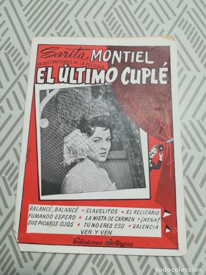 Cine: Libritos dela pel&iacute;cula el &uacute;ltimo cumple Sara Montiel