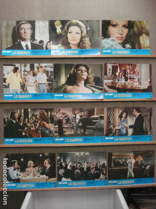 Cine: AAY69 LA QUERIDA ROCIO JURADO FERNANDO FERNAN GOMEZ SET COMPLETO 12 FOTOCROMOS ORIGINAL ESTRENO