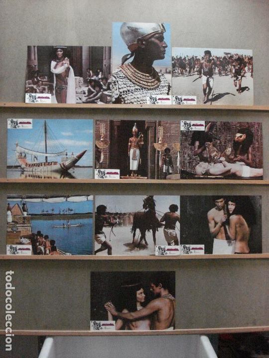 Cine: AAZ09 FARAON JERRY KAWALEROWICZ CINE POLACO SET COMPLETO 10 FOTOCROMOS ORIGINAL R-81
