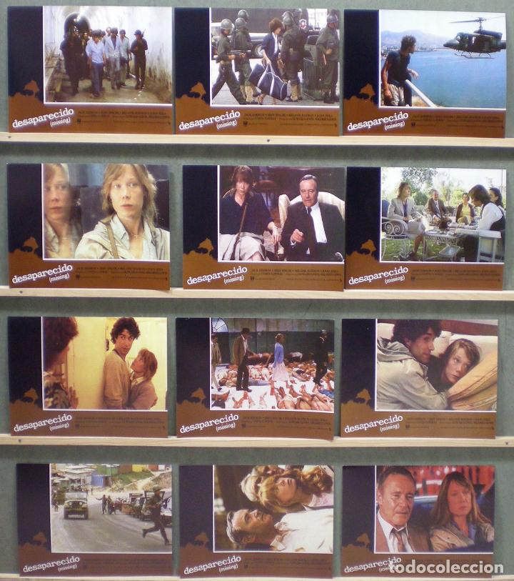 Cine: SCDO 223 DESAPARECIDO JACK LEMMON COSTA-GAVRAS SISSY SPACEK SET COMPLETO 12 FOTOCROMOS ORIG ESTRENO