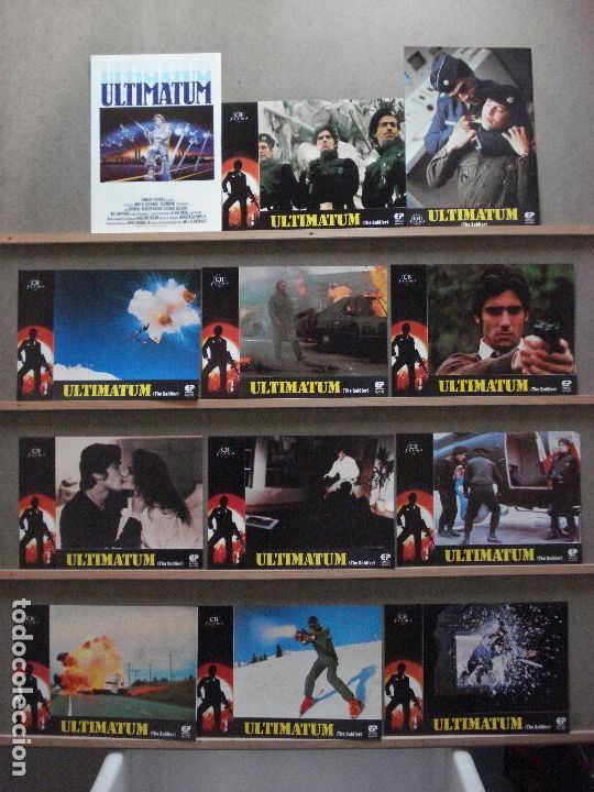 Cine: SCDO 239 ULTIMATUM KEN WAHL KLAUS KINSKI SCIFI SET COMPLETO 12 FOTOCROMOS ORIGINAL ESTRENO