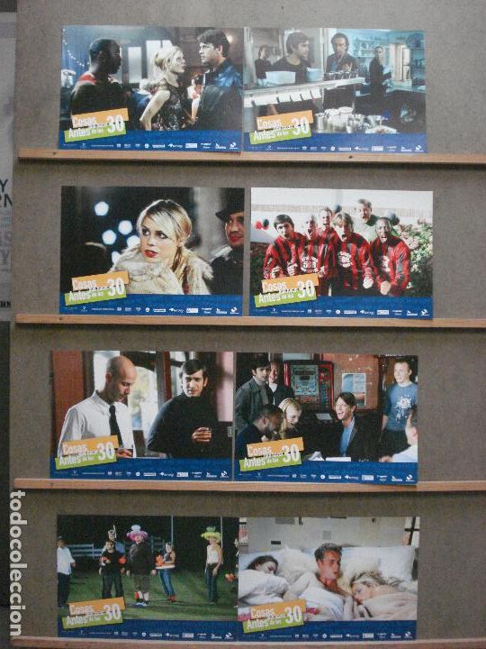 Cine: AAZ18 COSAS QUE HACER ANTES DE LOS 30 SET COMPLETO 8 FOTOCROMOS ORIGINAL ESTRENO