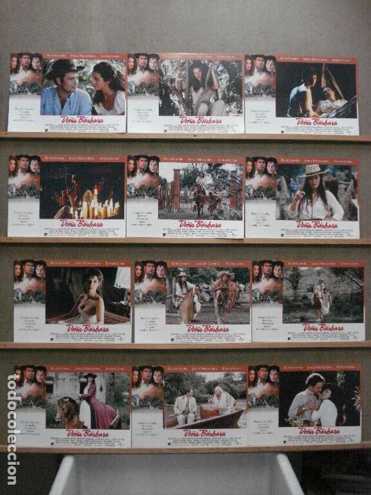 Cinema: AAZ19 DO&Ntilde;A BARBARA RUTH GABRIEL JORGE PERUGORRIA SET COMPLETO DE 12 FOTOCROMOS ORIGINAL ESTRENO