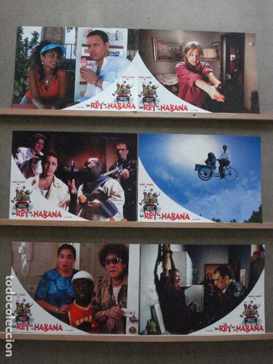 Cine: AAZ34 UN REY EN LA HABANA ALEXIS VALDES SET COMPLETO 6 FOTOCROMOS ORIGINAL ESTRENO
