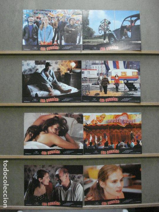 Cine: AAZ45 ESA SONRISA EMANUELLE SEIGNER SET 8 FOTOCROMOS ORIGINAL ESTRENO