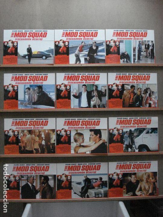 Kino: AAZ46 THE MOD SQUAD ESCUADRON OCULTO CLAIRE DANES SET COMPLETO 12 FOTOCROMOS ORIGINAL ESTRENO