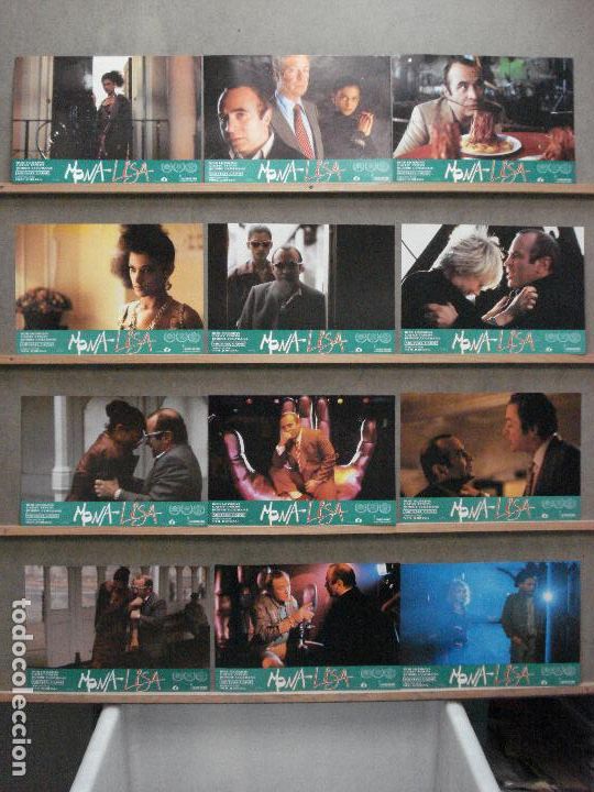 Cinema: AAZ51 MONA LISA BOB HOSKINS MICHAEL CAINE SET COMPLETO 12 FOTOCROMOS ORIGINAL ESTRENO