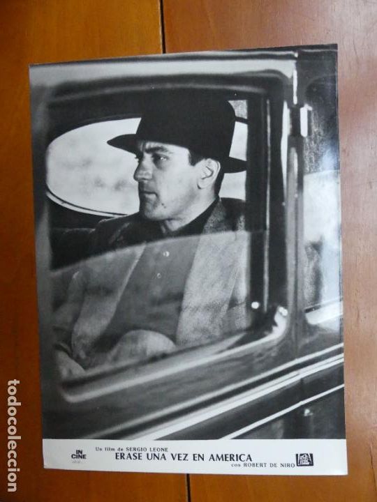 Cine: robert de niro - foto original b/n - erase una vez en america - sergio leone film