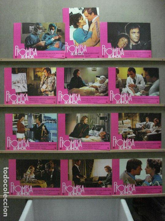 Cine: AAZ54 PROMESA DE AMOR KATHLEEN QUINLAN SET COMPLETO 12 FOTOCROMOS ORIGINAL ESTRENO