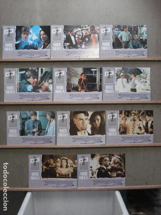 Cine: AAZ73 MORIR TODAVIA KENNETH BRANNAGH EMMA THOMPSON SET COMPLETO 12 FOTOCROMOS ORIGINAL ESTRENO