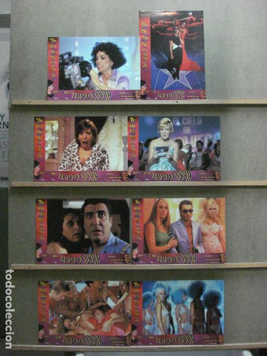 Cinema: AAZ75 EL GRITO EN EL CIELO MARIA CONCHITA ALONSO SET COMPLETO 8 FOTOCROMOS ORIGINAL ESTRENO