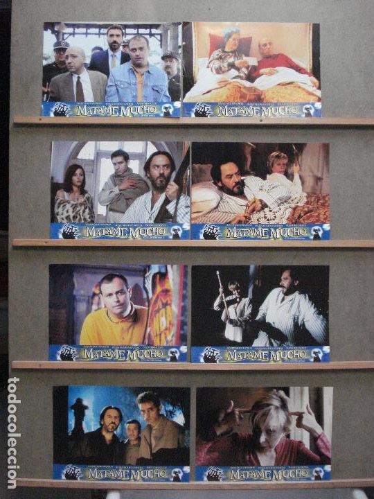 Cinema: AAZ76 MATAME MUCHO SANTIAGO RAMOS ROSA MARIA SARDA SET COMPLETO 8 FOTOCROMOS ORIGINAL ESTRENO