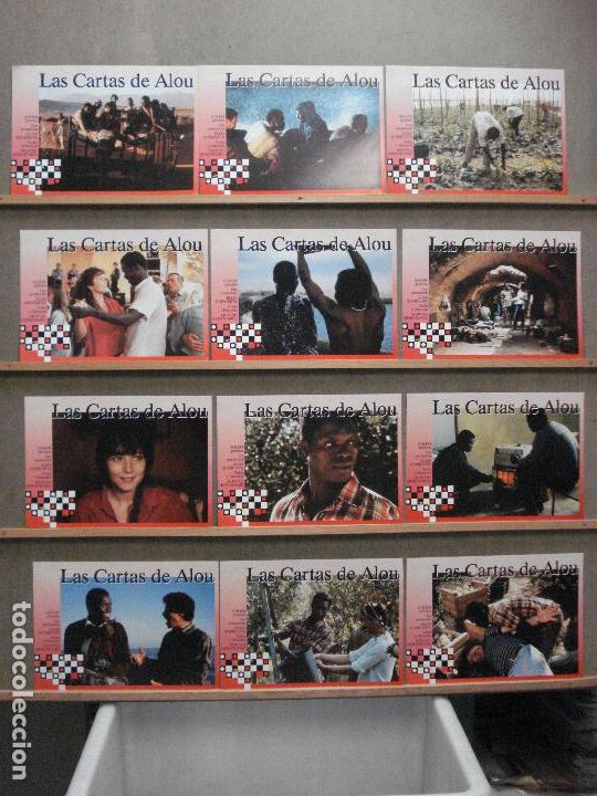 Cinema: AAZ80 LAS CARTAS DE ALOU MONTXO ARMENDARIZ SET COMPLETO 12 FOTOCROMOS ORIGINAL ESTRENO