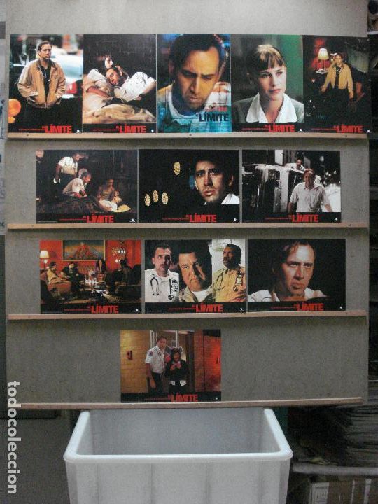 Cine: AAZ85 AL LIMITE NICOLAS CAGE SET COMPLETO 12 FOTOCROMOS ORIGINAL ESTRENO