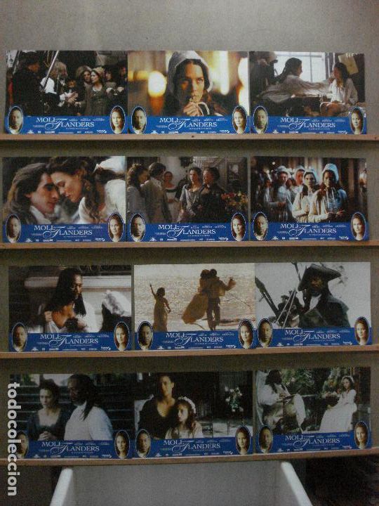 Cine: AAZ94 MOLL FLANDERS ROBIN WRIGHT MORGAN FREEMAN SET COMPLETO 12 FOTOCROMOS ORIGINAL ESTRENO