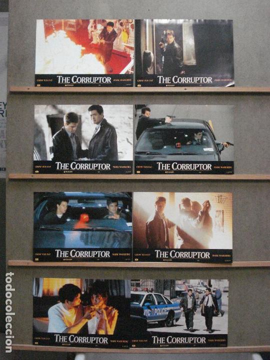 Cinema: AAZ95 THE CORRUPTOR CHOW YUN FAT MARK WAHLBERG SET COMPLETO 8 FOTOCROMOS ORIGINAL ESTRENO
