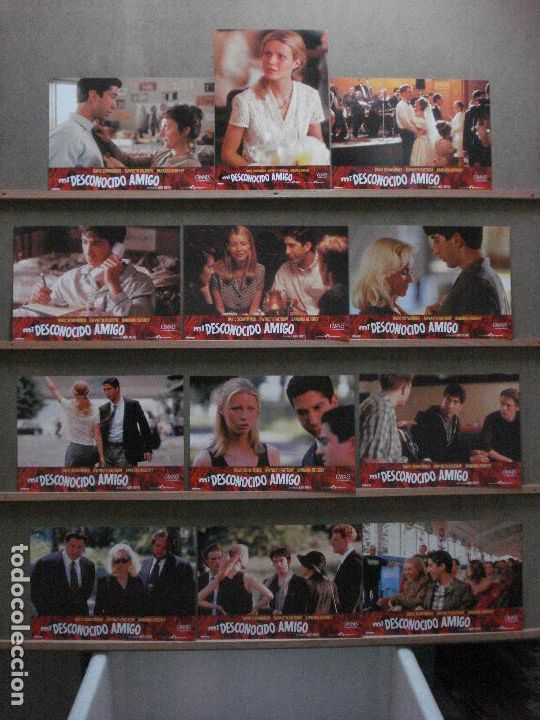 Cinema: AAZ96 MI DESCONOCIDO AMIGO SCHWIMMER GWYNETH PALTROW SET COMPLETO 12 FOTOCROMOS ORIGINAL ESTRENO