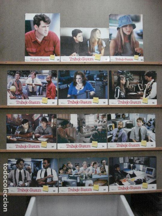 Cinema: AAZ98 TRABAJO BASURA JENNIFER ANISTON SET COMPLETO 12 FOTOCROMOS ORIGINAL ESTRENO