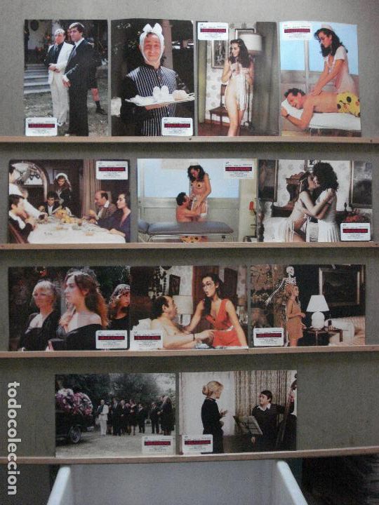 Cinema: ABA05 LA MASAJISTA VOCACIONAL ADRIANA VEGA RAUL SENDER SET COMPLETO 12 FOTOCROMOS ORIGINAL ESTRENO