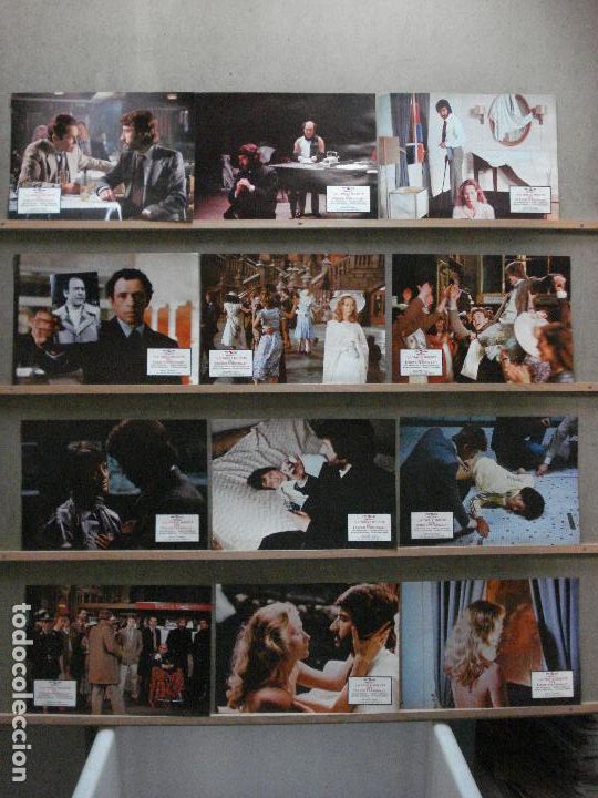 Cine: ABA07 LA TRIPLE MUERTE DEL TERCER PERSONAJE SACRISTAN SET COMPLETO 12 FOTOCROMOS ORIGINAL ESTRENO