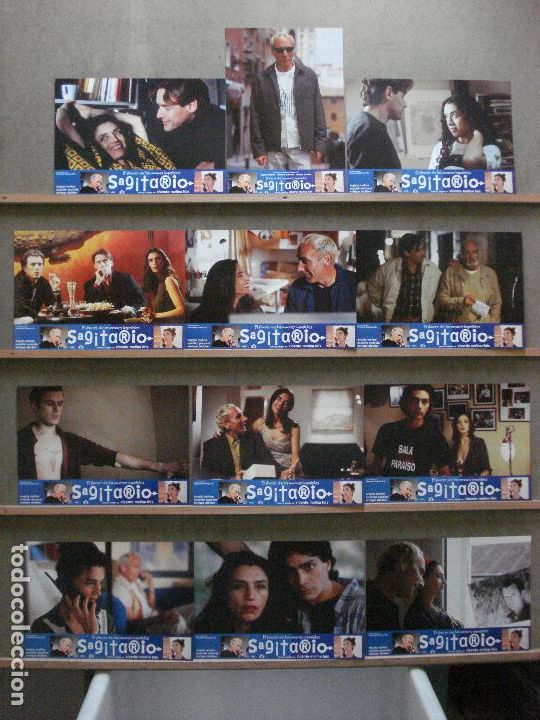 Cine: ABA29 SAGITARIO ANGELA MOLINA EUSEBIO PONCELA SET COMPLETO 12 FOTOCROMOS ORIGINAL ESTRENO
