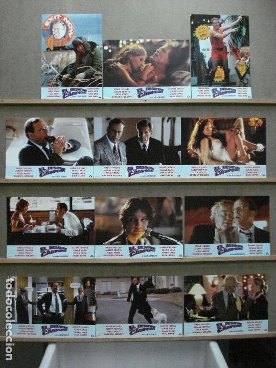 Cine: ABA30 EL DESAYUNO DE LOS CAMPEONES BRUCE WILLIS SET COMPLETO 12 FOTOCROMOS ORIGINAL ESTRENO