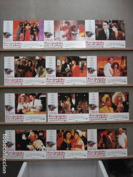 Cinema: ABA38 ESCANDALO EN EL PLATO SALLY FIELD KEVIN KLINE ELIZABETH SHUE SET 12 FOTOCROMOS ORIG ESTRENO