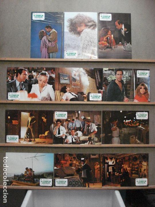 Cinema: ABA49 EL PODER DE LOS CELOS CHEVY CHASE PATTI D'ARBANVILLE SET 12 FOTOCROMOS ORIGINAL ESTRENO